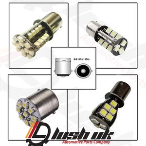 *FOG LIGHT DRL DAYTIME RUNNING LIGHT REVERSE 1156 LED SMD CANBUS BULBS WHITE - Picture 1 of 7