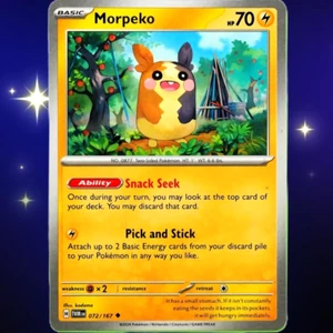 Morpeko - Poco común - Juego de cartas coleccionables Pokémon Scarlet & Violet Twilight Masquerade #072/167 - Imagen 1 de 3