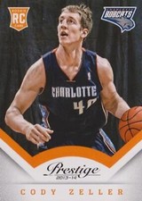 2013-14 Prestige #164 Cody Zeller RC Charlotte Bobcats