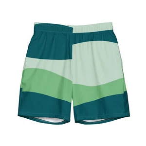Badehose "Abstrakt" Muster Allover Print Recycelt Sommer, Summer Vibes, - Bild 1 von 23
