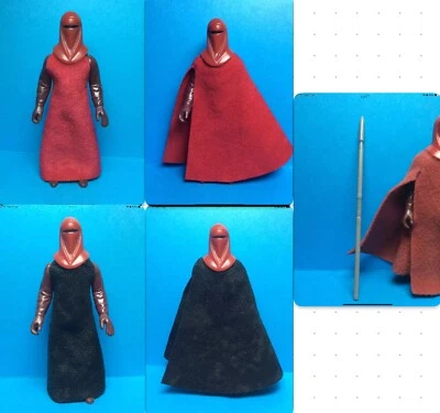 Vintage Star Wars Kenner Zubehör - Royal Guard Repro Rock, Umhang und Hechte..