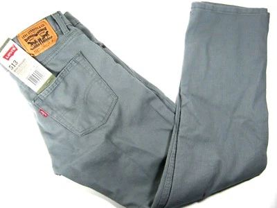 Levi's Youth/Kids Unisex 513 Slim Straight Pants Size16 (28x28) Gray Jeans NWT - Image 1 of 4