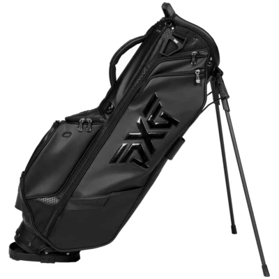 PXG DELUXE GOLF STAND CARRY BAG / 4 WAY DIVIDER TOP / BLACK / NEW 2024 MODEL