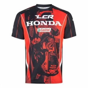Camisetas de moto LCR Honda oficiales 2020 equipo adulto S XS estampado total para hombre - Imagen 1 de 2
