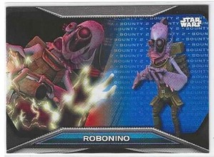 2021 TOPPS STAR WARS BOUNTY HUNTERS BLUE LEVEL 2 #B2-63 ROBONINO