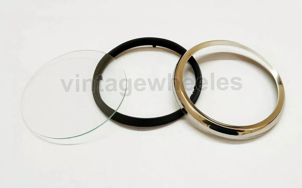 Kit de lentes Speedo Vespa P200E/P125x PX200 acero manchado borde vidrio lente goma Foto 1 de 4