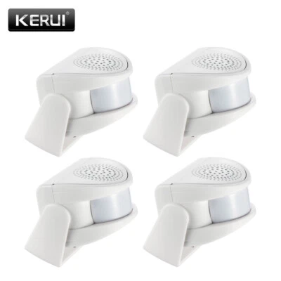 Timbre de puerta de entrada inalámbrico sensor de movimiento detector timbre alarma de alerta Foto 1 de 4