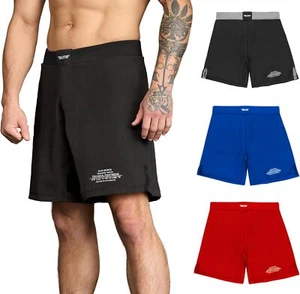 Elite Sports Men's MMA Fight Shorts, Black Jack UFC, BJJ, No Gi, Grappling, Jiu - Picture 1 of 6