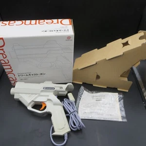 Dreamcast GUN CONTROLLER HKT-7800 Boxed with Manual OEM Japan for CRT TV Only - Picture 1 of 22
