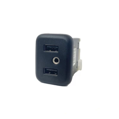 Consola central conector auxiliar reproductor de coche doble puerto USB GM OEM 23496501 Foto 1 de 3