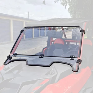 Heavy Duty Full Flip Down Windshield For Polaris RZR XP 1000/ 4 1000 2019-2023 - Picture 1 of 13