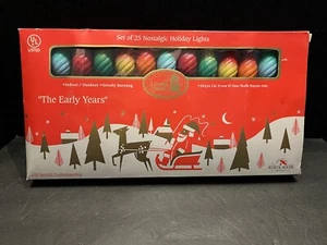 Kurt Adler Early Years Nostalgic Twirl Swirl 25 C7 Christmas String Lights NIB - Picture 1 of 4