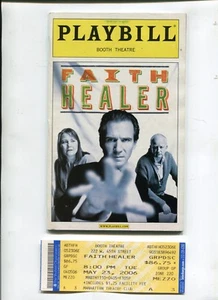 Broadway Theatre PLAYBILL 2006 FAITH HEALER Ralph Fiennes Cherry Jones w tix - Imagen 1 de 3