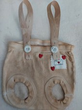 Trägerhose im shabby-style,für ca.45-50 cm Bären oder Rebornbabys -- HANDARBEIT
