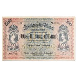 Allemagne - billet 500 mark 1922 Dresden - émission du 01/07/1922 - TB+ PS.0954b - Foto 1 di 2