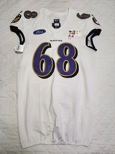 Maillot de pratique authentique Baltimore Ravens #68 SANS NOM. - Photo 1/8
