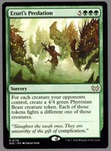Ezuri's Predation 0178 Non Foil Rare Duskmourn MTG Near Mint - Picture 1 of 2