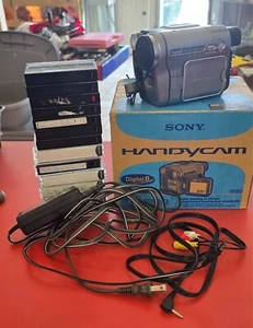sony handycam digital 8 dcr-trv280 Camcorder bundle WORKS - Picture 1 of 13