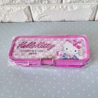 Rare Vintage Sanrio Hello Kitty X Usj Pencil Case Tin Pink Cowgirl Kawaii 2005