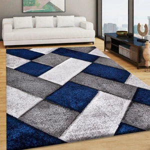 Stylish Fluffy Rugs Shaggy Rugs Super Soft Carpet Mats Living Room Floor Bedroom - Picture 1 of 69