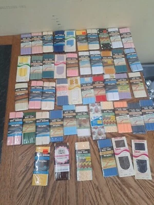 Lote de 50+ Fita de Viés de Costura Vintage Rick Rack Encadernação de Costura Encadernação de Colcha NOVO! - Imagem 1 de 4