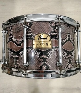 Pearl VP1480 14x8" Vinnie Paul Signature Maple Snare Drum 2010s - Snakeskin Grap - Picture 1 of 5