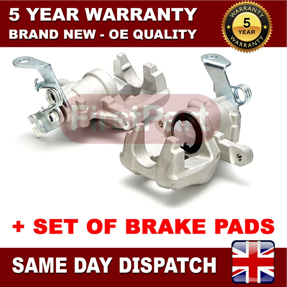 Se adapta a pinzas de freno traseras de primera parte + pastillas para Fiat Punto 2012-2012 punto evo 2008-2012 Foto 1 de 1