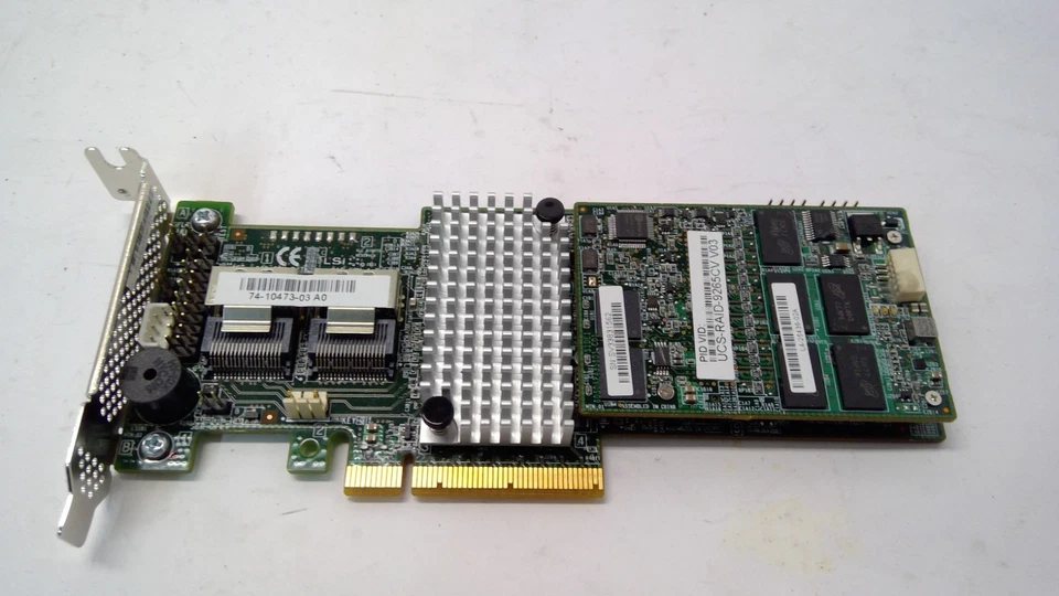 LSI UCS-RAID-9265CV V03 SAS SATA Controller Card LOW PROFILE 9265-8I - Image 1 of 4