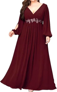 EVER PRETTY Formal Evening Party Prom Bridal Elegant Maxi Dress UK Size 18 2XL - Picture 1 of 5