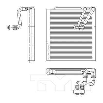 TYC 97186 A/C Evaporator Core For Select 13-18 Hyundai Kia Models - Image 1 of 4