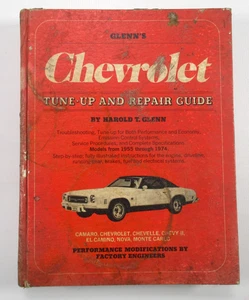Chevy Camaro Nova 1955-1974 Tune-up Shop 1 Service Repair Manual Book Glenn's - Picture 1 of 12