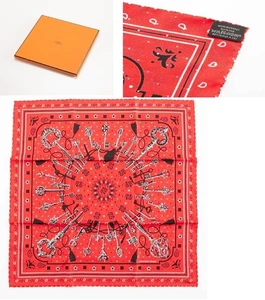Hermes Les Cles Bandana Schal Carre 55 Mehrfarbig mit Etikett Box unbenutzt. - Bild 1 von 5