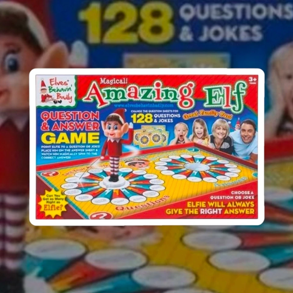 Elves Behavin' Badly Magical Amazing Elf Question & Answer Game - Image 1 of 4