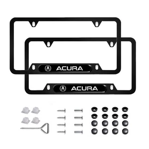 2 Pack Aluminum Alloy License Plate Cover Front Metal for Acura License Plate... - Picture 1 of 5
