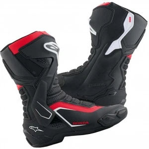 Alpinestars Honda Motorcycle Boots - SMX-6 V3 Honda (Black/Bright Red/White) - Picture 1 of 8