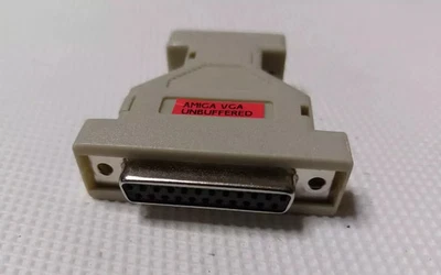 Commodore Amiga 500 500+ 600 1200 DB23 RGB video VGA adapter unbuffered version - Immagine 1 di 2
