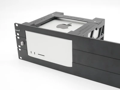 Rack mount for apple mac studio with remote on/off button - 2.nd device options - Image 1 of 4