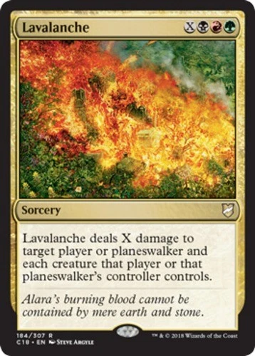 x1 Lavalanche - Commander 2018 - NM - MTG - Image 1 of 1