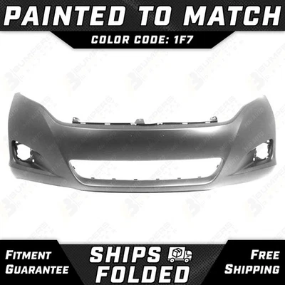 NEW Painted *1F7 - Silver* Front Bumper Cover Fascia for 2009-2016 Toyota Venza Foto 1 de 4
