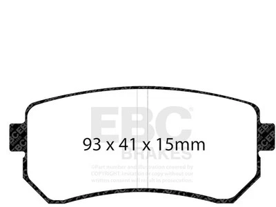 Juego de pastillas de freno traseras para Kia Forte Koup 2010-2013 2011 2012 PW497RG Foto 1 de 4