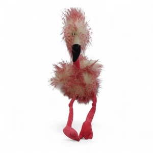 Jellycat Flora Flamingo Fluffy Pink & Cream Mix Bird 22" with Tags - Preloved - Bild 1 von 24