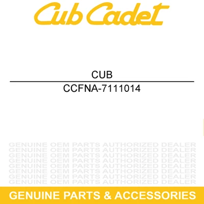 CUB CADET FNA-7111014 Oil Drain Plug Kit - Image 1 of 3