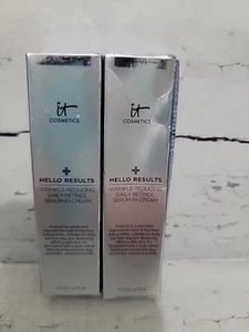 IT COSMETICS HELLO RESULTS SUERO DIARIO DE RETINOL REDUCTOR DE ARRUGAS 0,5 OZ LOTE DE 2 - Imagen 1 de 5