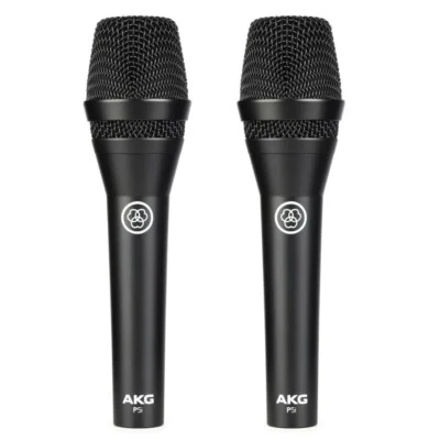 2pack  AKG P5i Handheld Dynamic Supercardioid Vocal Microphones Mic Set - Image 1 of 2