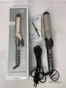 Conair InfinitiPro Tourmaline Ceramic Curling Iron 1-1/2 In High Heat Less Frizz - Picture 1 of 12