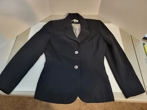 Blazer chaqueta de traje formal con cuello Dressbarn para mujer talla 8 - Imagen 1 de 8
