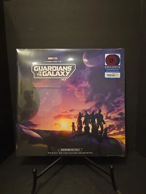 Guardians Of The Galaxy Deluxe Vol 3 Marvel 2 LP Purple & Blue Vinyl + Poster - Image 1 of 3