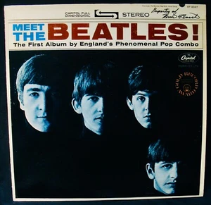 THE BEATLES: Meet The Beatles~N Mint Album~CAPITOL #ST 2047~Lime Green Labels - Foto 1 di 5