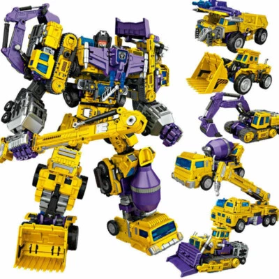 IN STOCK NBK Devastator Transformation Toy Oversize Figure 6 in 1 NEW - Image 1 of 4