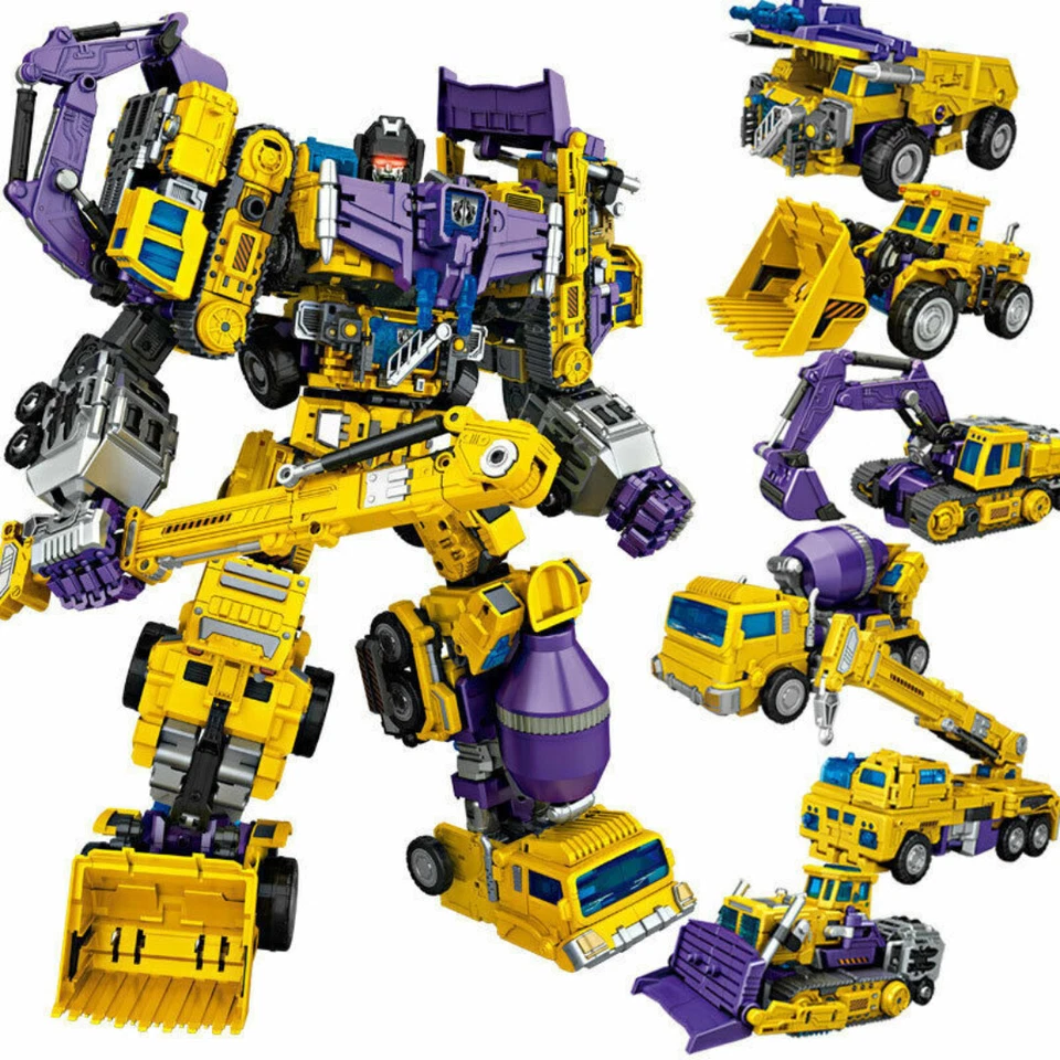 IN STOCK NBK Devastator Transformation Toy Oversize Figure 6 in 1 NEW - Image 1 of 4
